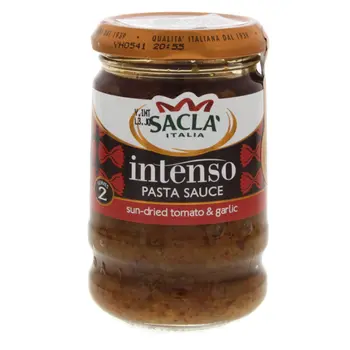 Sacla Intenso Sun-Dried Tomato & Garlic Pasta Sauce 190g