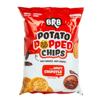 BRB Spicy Chipotle Potato Popped Chips 48g