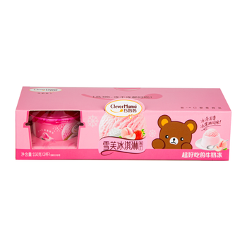 Clever Mama Peach Strawberry Pudding 150g