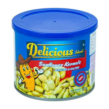 Delicious Island Roasted Salted Sunflower Kernels 125g