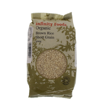 Infinity Foods Organic Shortgrain Brown Rice 500g