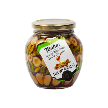 7Bahar Honey with Nuts 450g