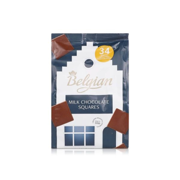 بلجيانقطعة شوكولاتة بالحليب مربّعة 153جرام
