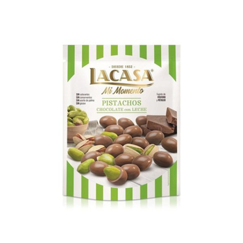 Lacasa Mi Momento Milk Chocolate Pistachios 100g