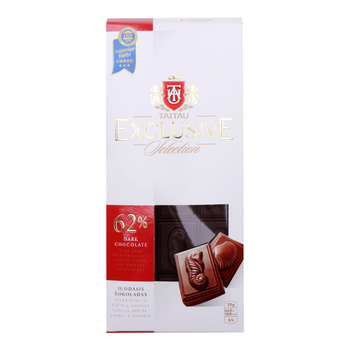 Taitau Exclusive Selection 62% Dark Chocolate 100g