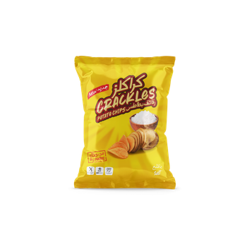 نادك كراكليز رقائق بطاطس بطعم الملح 21جرام