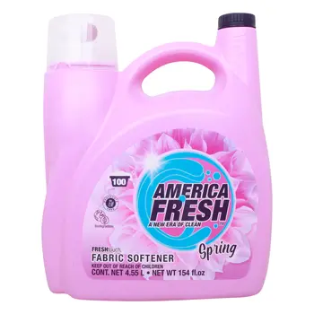 America Fresh Spring Fabric Softener 4.55L