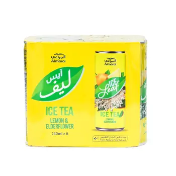 المراعي آيس تي بالليمون وزهرة البيلسان 6 × 240مل