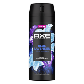 أكس فاين فراغرانس مزيل عرق فاخر معطر بخاخ للجسم، لافندر أزرق 150مل