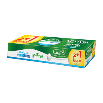 Activia Double Zero Greek Yoghurt, 3x150g