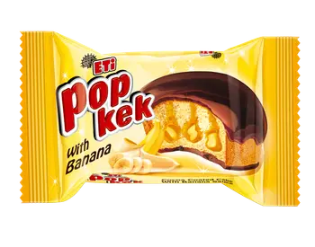 بوب كيك مغطى بالكاكاو ومحشو بالموز 35جرام