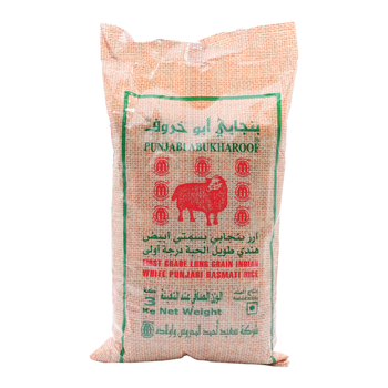 أبو خروف أرز بنجابي حبة طويلة بسمتي أبيض 3كيلو