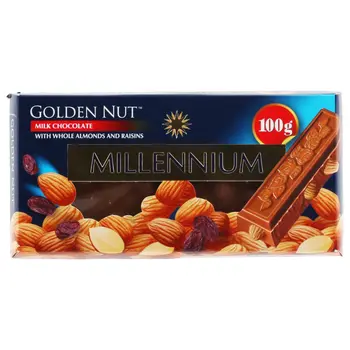 Millennium Golden Nut Milk Chocolate 100g