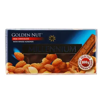 Millennium Golden Nut Milk Chocolate with Almonds 100g