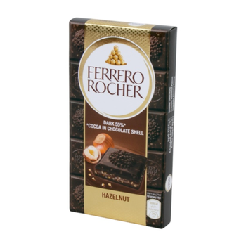 فيريرو روشيه شوكولاتة داكنة بالبندق 90جرام