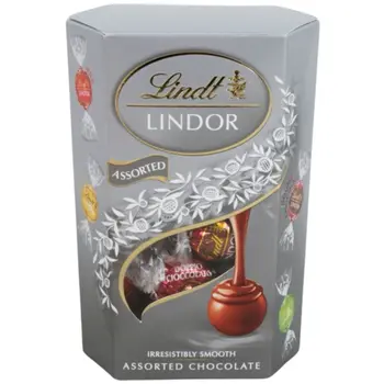 ليندت ليندور شوكولاتة متنوعة بحشوة ناعمة 200جرام