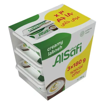 Al Safi Creamy Turkish Labneh 3x180g