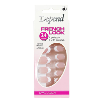 Depend French Look Nail Kit 24 Nails