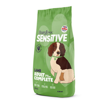 Burgess Sensitive Dog Food with Lamb and Rice 12.5Kg