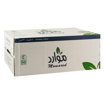 موارد مياه شرب معباة 40 × 330مل