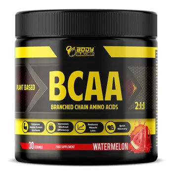 Body Builder Watermelon BCAA Supplement 30 Servings