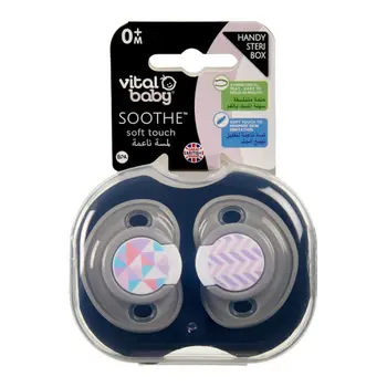 Vital Baby Soothe Soft Touch Soother 2 Pieces