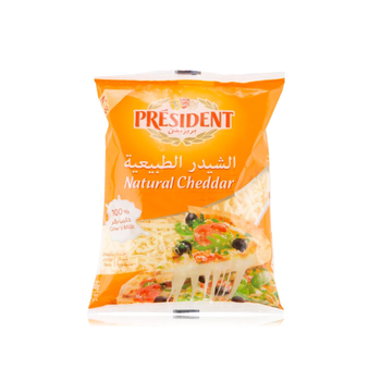 President Shredded Natural Cheddar Cheese 450g