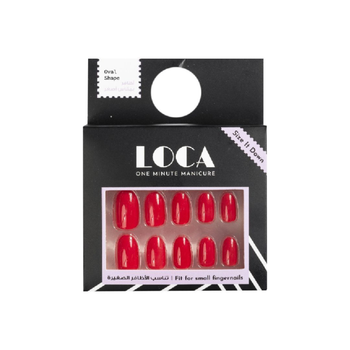 Loca One Minute Manicure Oval Mini Red #4
