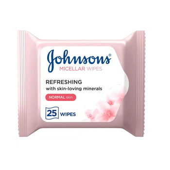 Johnson's Micellar Cleansing Face Wipes 25 Pieces