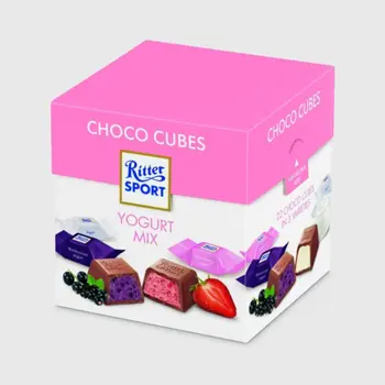 ريتر سبورت مكعبات شوكولاتة بالزبادي عبوة متعددة 176 جم