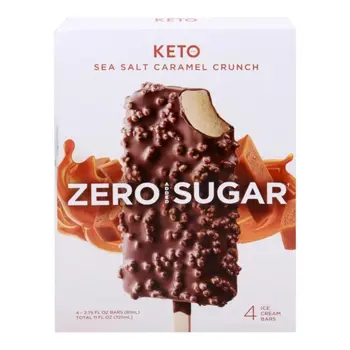 Keto Sea Salt Caramel Crunch Ice Cream Bars 4x325ml
