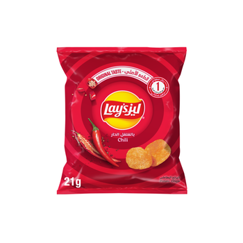 ليز رقائق البطاطس بالفلفل الحار 21جرام