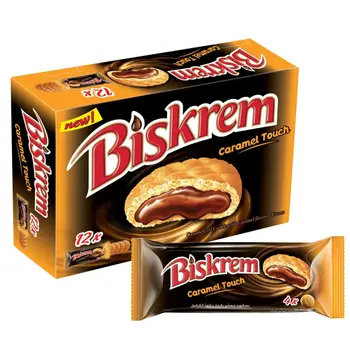 Ulker Biskrem Caramel Cookies 12x36g