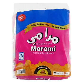مرامي شيبس دجاج 18× 14جرام