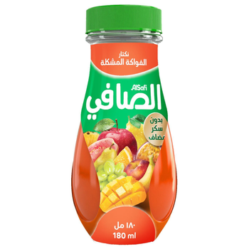 Alsafi Mixed Fruit Juice Without Added Sugar 180ml