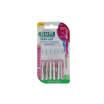 GUM TRAV-LER Interdental Brushes 6 Pieces