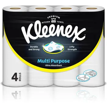 كلينكس فيفا مناشف ورقية للمطبخ متعددة الأغراض 40 ورقة × 4