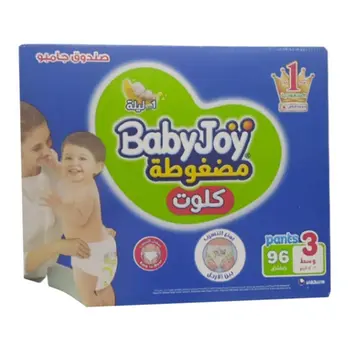 بيبي جوي جامبو بوكس كلوت 3 وسط 96قطعة