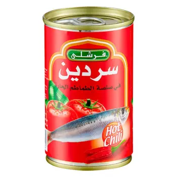 فرشلي سردين صلصة طماطم حار 155جرام