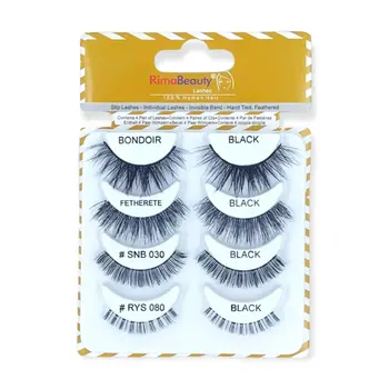 Rima Beauty Bondoir Black Lashes 4 Pairs
