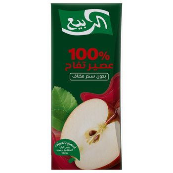 Al Rabie Apple Juice 100% Juice 185ml
