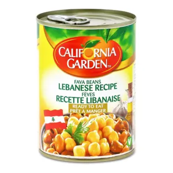 California Garden Lebanese Recipe Fava Beans 3x450g