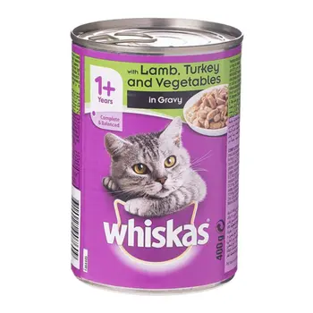 ويسكاس لحم مع تركي وخضروات 400جرام