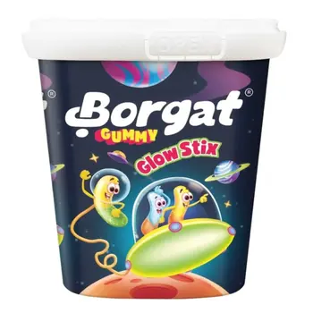 Borgat Gummy Glow Sticks 160g