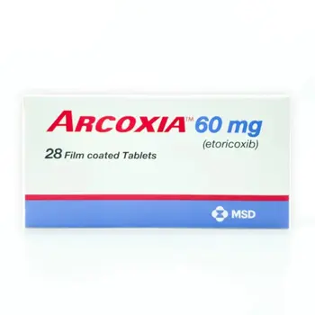 MSD Arcoxia Etoricoxib Tablets 60mg 28 Count