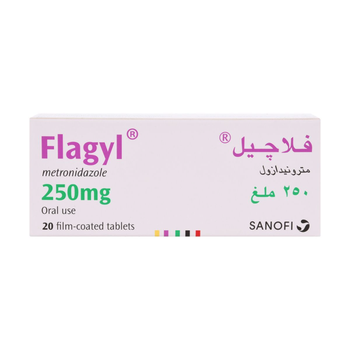Sanofi Flagyl Metronidazole Tablets 250mg 20 Count