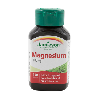 Jamieson Magnesium Tablets 100mg 100 Count