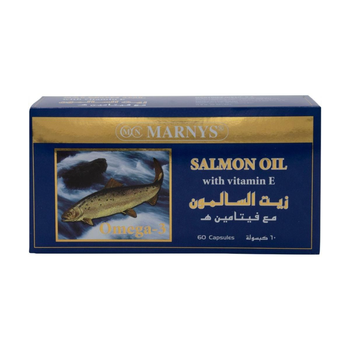Marnys Salmon Oil Omega-3 Capsules 60 Count
