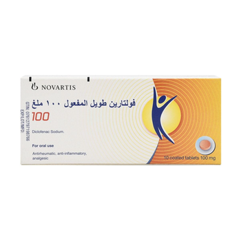 Novartis Voltaren Retard Tablets 100mg 10 Count
