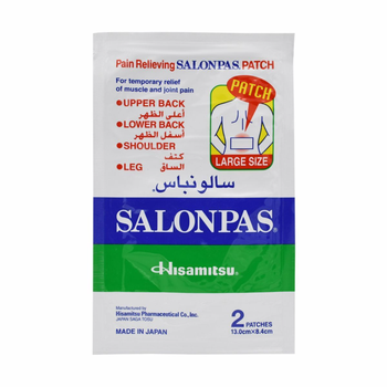 Salonpas Hot Patch Pain Relieving 2 Pack